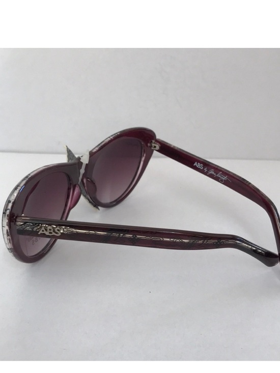 Vintage Essentials by ABS Burgundy Cat Eye Oversized Sunglasses main image 8